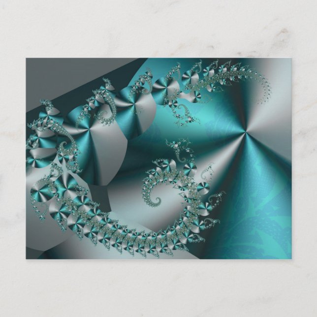 Sparkle 2 Abstract Geometric Pattern Postcard (Front)
