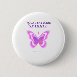 SPARKLE 6 CM ROUND BADGE