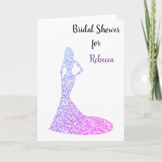 Sparkle and Shine Bridal Shower Invitation (Front)