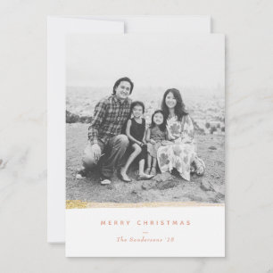 Sparkle and Shine Faux Glitter Holiday Card