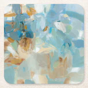 Sparkle Beach Square Paper Coaster
