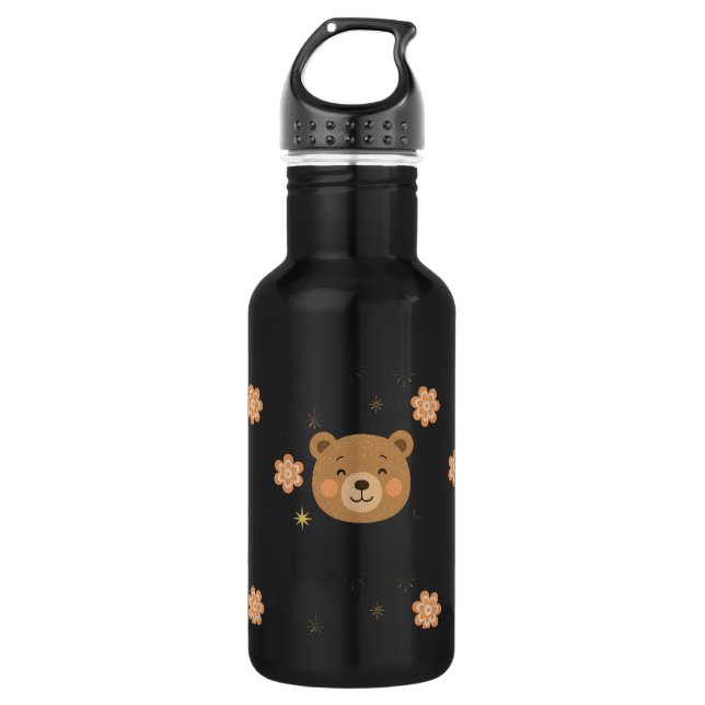 Sparkle Bear Water Bottle (Front)