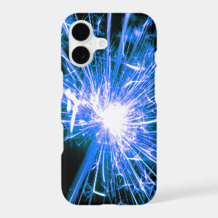 Sparkle Boom Crack Black Blue and White