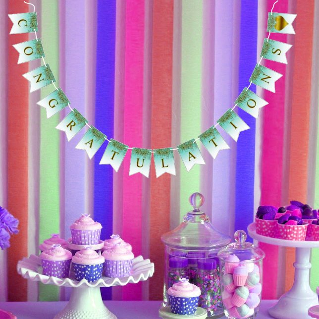 Sparkle BRIDE Glam Congratulations Shower Party Bunting (Creator Uploaded)