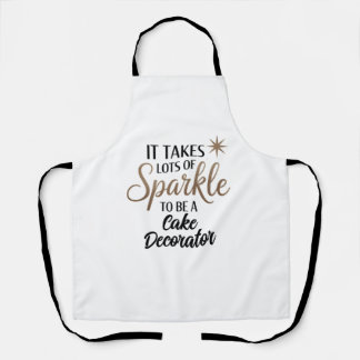 Sparkle Cake Decorator Apron