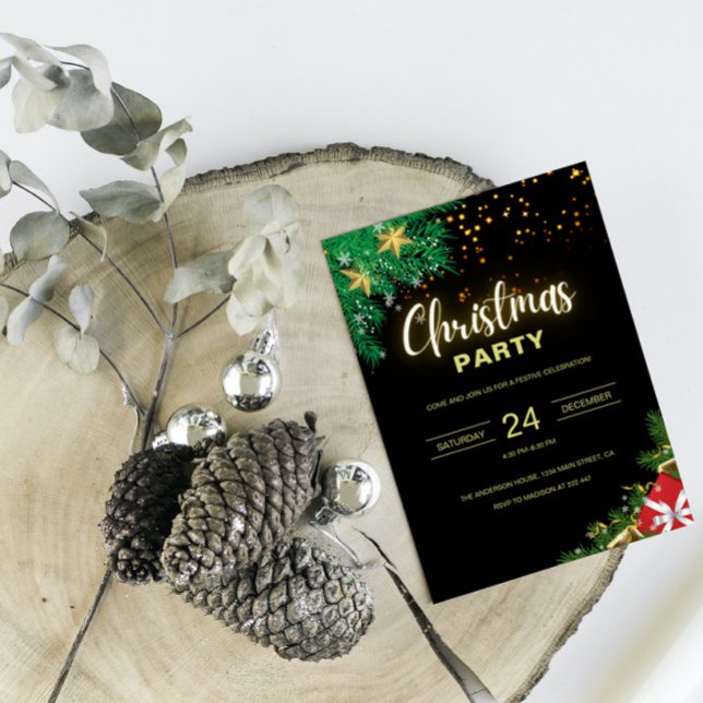 Sparkle Christmas   Invitation (Creator Uploaded)