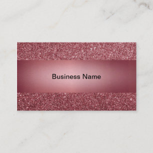 Sparkle Dazzle Rose Pink Business Card