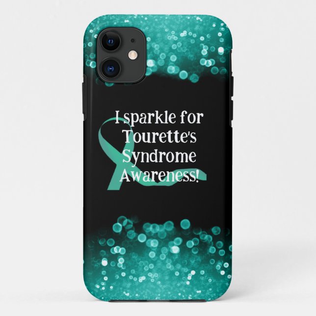 sparkle for Tourette's Syndrome Custom Iphone Case (Back)