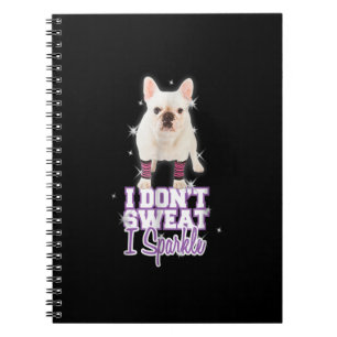 Sparkle French Bulldog For Dog Lover Mum Dad Dog Notebook