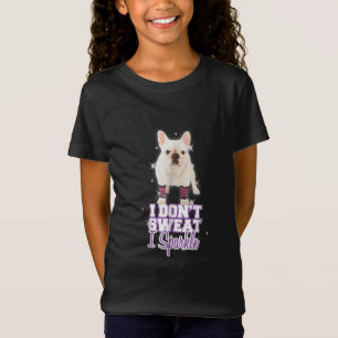 Sparkle French Bulldog For Dog Lover Mum Dad Dog T-Shirt