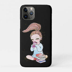 Sparkle Girly Coffee Books  Case-Mate iPhone Case