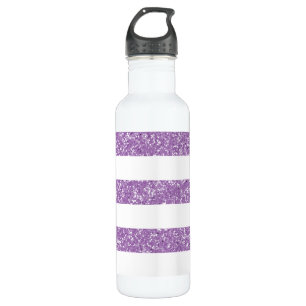 Sparkle Glitter Look Stripes 710 Ml Water Bottle