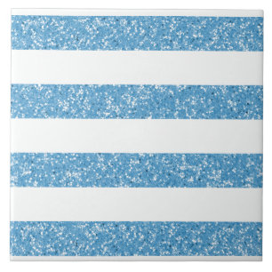 Sparkle Glitter Look Stripes Tile