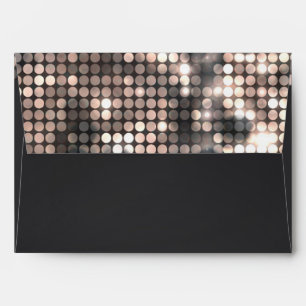 Sparkle Glitter Sequins Glam Invitation Envelopes