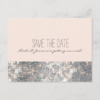 Sparkle Glitter Sequins Glamour Chic Postcard