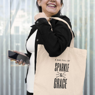 Sparkle & Grace Elegant Stylish Modern Gift Tote Bag