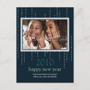 Sparkle :: Happy New Year Photo Postcard
