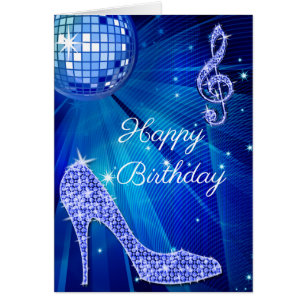 Sparkle Heels Blue Disco Ball