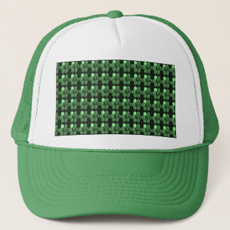 Sparkle Hexagon Emerald Green Pattern NVN289 gifts Trucker Hat