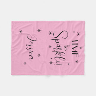 Sparkle Jessica Fleece Blanket