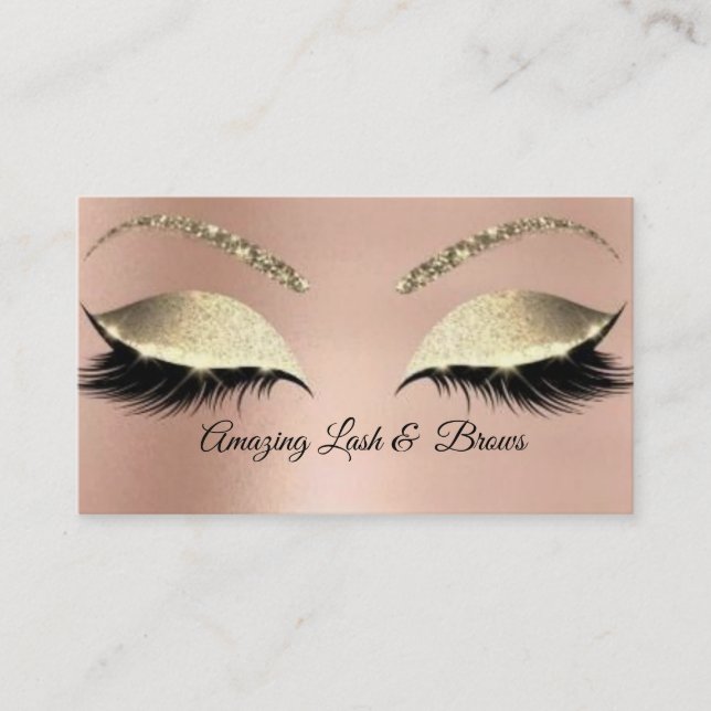 Sparkle Lash & Brows Business cards (Front)