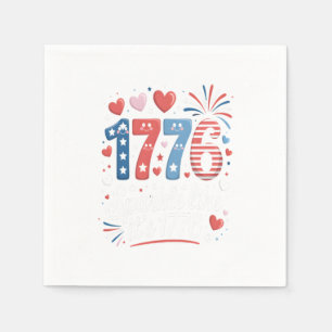 Sparkle Like It’s 1776 4th of July Fireworks Napkin