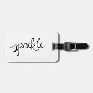 Sparkle Luggage Tag