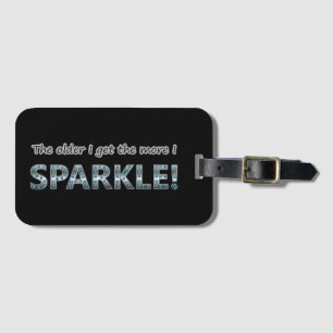 Sparkle Luggage Tag