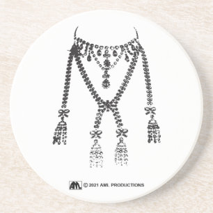 SPARKLE Marie Antoinette's Diamond Necklace Coaster