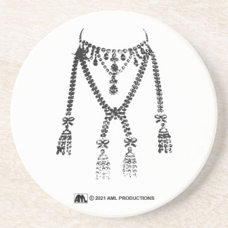 SPARKLE Marie Antoinette's Diamond Necklace Coaster