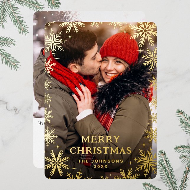 Sparkle Merry Christmas 2 PHOTO Greeting Gold (Creator Uploaded)