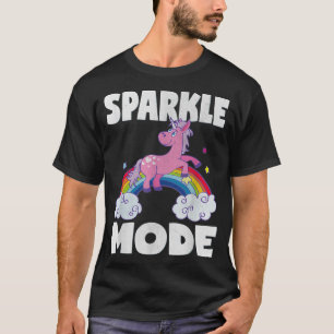 Sparkle Mode Unicorns Magic Sparkle Rainbow Unicor T-Shirt