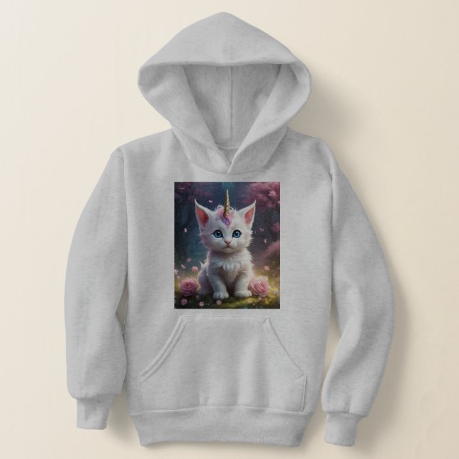 "Sparkle Paws: The Enchanting Unicorn Kitten" (Laydown)