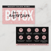Sparkle Pink Glam Botox Aftercare Guide