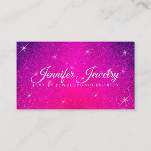 Sparkle Purple Business Card