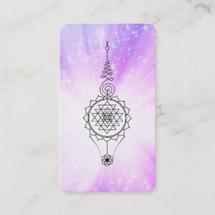 ~ Sparkle . Reiki Energy Healing Rays Nirvana Business Card