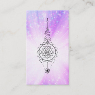 ~ Sparkle Reiki Energy Healing Rays Nirvana Business Card