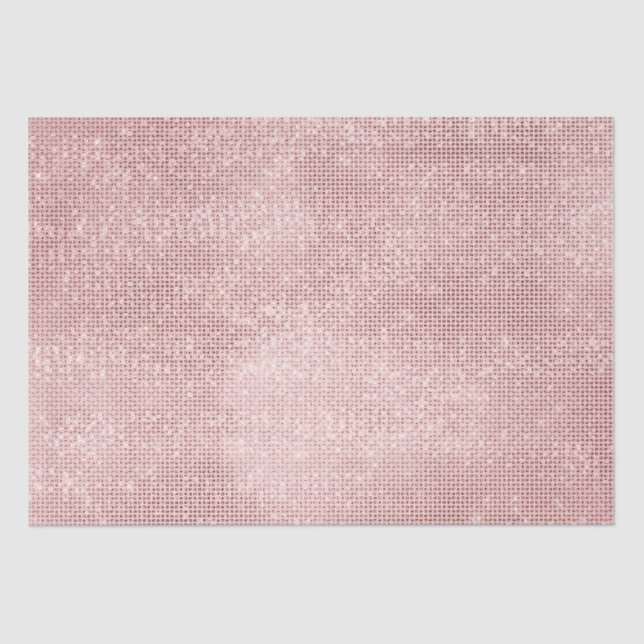 Sparkle Rose Gold Glam  Tissue Paper (Front)