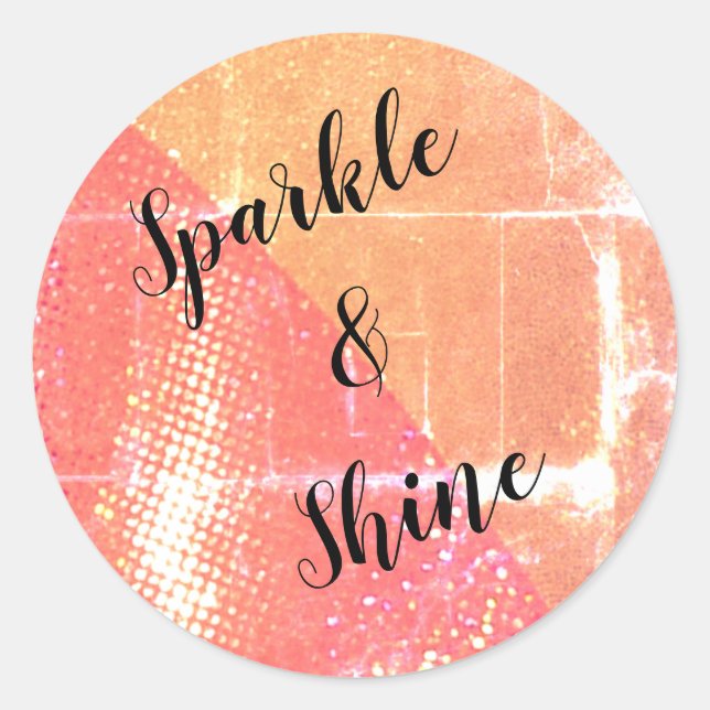 Sparkle & Shine Custom Stickers (Front)