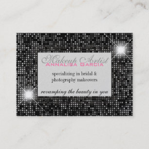 Sparkle & Shine Makeup Artist : Business Card