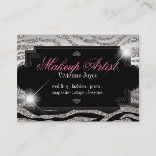 Sparkle & Shine Zebra : Business Cards