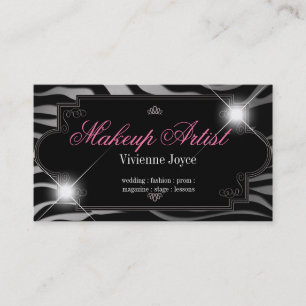 Sparkle & Shine Zebra : Business Cards