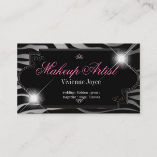 Sparkle & Shine Zebra : Business Cards