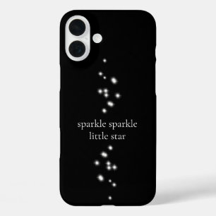 Sparkle Sparkle Little Star Black Starlight iPhone 16 Plus Case