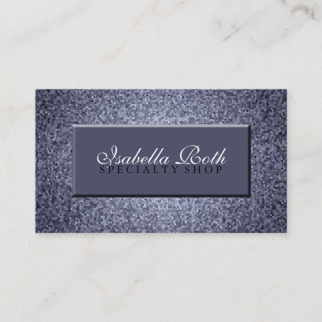 Sparkle Stain Glass Business Card (Front)