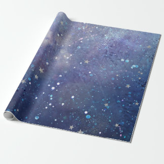 Sparkle Starry Night Wrapping Paper Roll