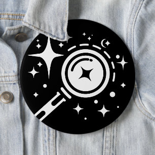 Sparkle stars, Beacon of the Limitless Digital Era 6 Cm Round Badge
