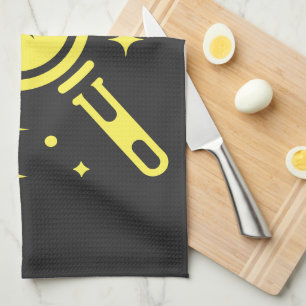 Sparkle stars, Beacon of the Limitless Digital Era Tea Towel