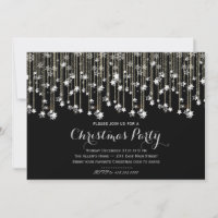 Sparkle Stars Chrismas Invitation