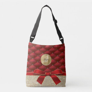 Sparkle & Structure: Diamond Tote with Glittery Mo